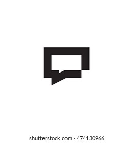 Chat box icon, pictogram