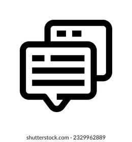 chat box icon for your website, mobile, presentation, and logo design.