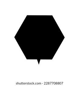 Cuadro de conversación sobre fondo blanco
