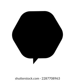 Chat box on white background