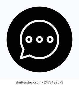 Chat Box Speech Bubble Icon, Communication, Comment Box, 