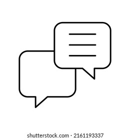 Chat box Vector icon which is suitable for commercial work and easily modify or edit it

