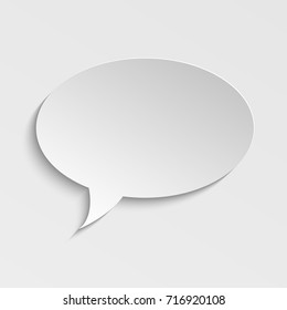 chat bubble - black paper icon