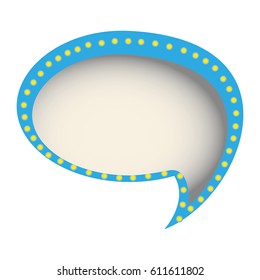 chat bubble of communication dialogue, vector illustration design