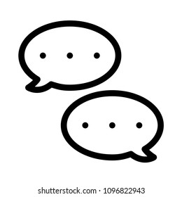 chat bubble discussion 