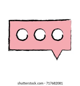 chat bubble graphic text message