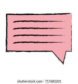 chat bubble graphic text message