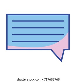 chat bubble graphic text message