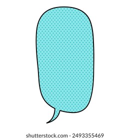 chat bubble halftone hand drawn color vector illustration
