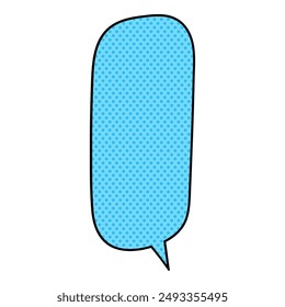 chat bubble halftone hand drawn color vector illustration