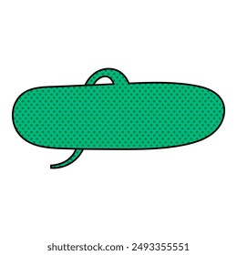 chat bubble halftone hand drawn color vector illustration
