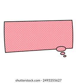 chat bubble halftone hand drawn color vector illustration