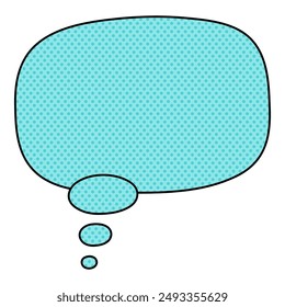 chat burbuja semitono dibujado a mano color Ilustración vectorial