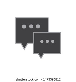 
chat bubble icon. Cartoon Element Bubble icon