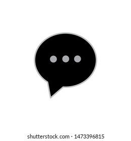 
chat bubble icon. Cartoon Element Bubble icon