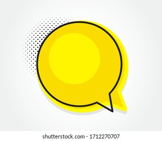 Chat bubble icon. Contact message sign. Talk, speak symbol. Communication balloon template. Support message or contact icon. Talking, thinking chat bubble. Thought sign. Vector
