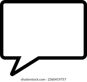 Chat bubble icon design on white background. Logo illustration for business purposes. A logo is the visual identity of an entity that has certain criteria such as shape, philosophy and color