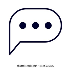diseño de iconos de burbuja de chat sobre blanco