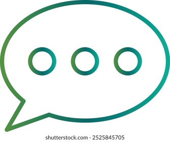 Diseño de icono de burbuja para Uso comercial personal