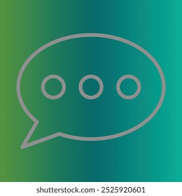 Chat Bubble icon design for personal commercial use