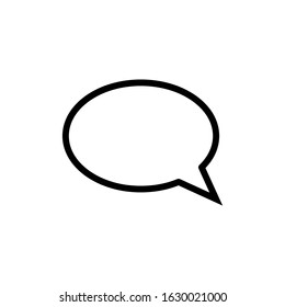 chat bubble icon design vector template