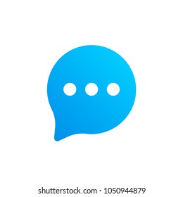 Chat bubble icon illustration isolated vector, comment sign symbol