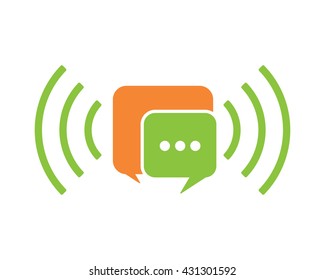 chat bubble icon image vector