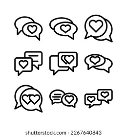 icono de burbuja de chat o logotipo símbolo de signo aislado ilustración vectorial - iconos vectoriales de estilo negro de alta calidad
