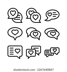chat bubble icon or logo isolated sign symbol vector illustration - high quality black style vector icons
