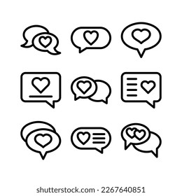 chat bubble icon or logo isolated sign symbol vector illustration - high quality black style vector icons
