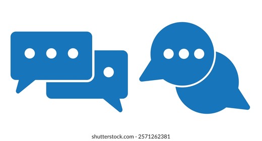 Chat Bubble Icon set. Chat, message, message, sms, chat, chatting, talk line icon vector illustration