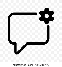 chat bubble icon, speech talk messaging vector