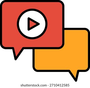 Chat-Blase Symbol Kunstzeichen
