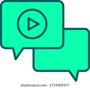 Chat-Blase Symbol Kunstzeichen