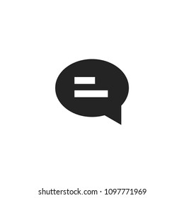 Chat bubble icon. Texting symbol modern, simple, vector, icon for website design, mobile app, ui. Vector Illustration