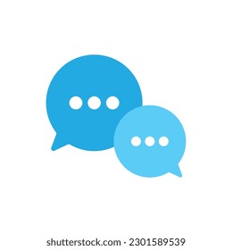 Chat Bubble Icon Vector Design.