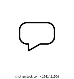 chat bubble chat Icon Vector Logo Template 