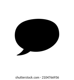 chat bubble icon vector. speech bubble vector symbol for graphic design