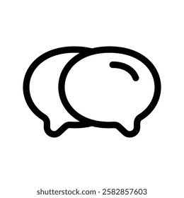 Chat Bubble Icon Vector Symbol Design Illustration