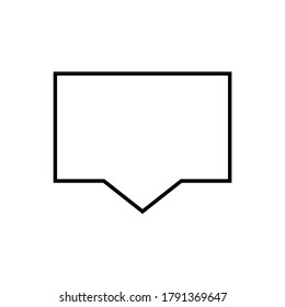 Chat Blase Symbol.Speech Blase Symbol.Konzept von SMS / Chat. Textnachrichten, Vektorsymbol, Symbol für Sprachblasen. Nachrichtensymbol für Ihre Benutzeroberfläche, Website-Design, Logo, App.