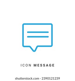 Chat Bubble Line Icons. Editable Stroke. 48x48 Pixel Perfect.