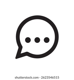 Chat bubble message icon sign. consultation and conversation icon vector illustration EPS 10