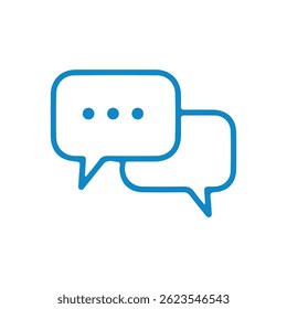 Chat bubble message icon sign. consultation and conversation icon vector illustration EPS 10