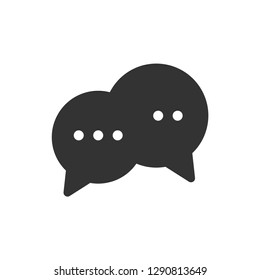Chat Bubble ModernSimple Vector Icon
