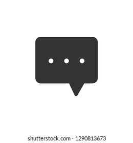 Chat Bubble ModernSimple Vector Icon