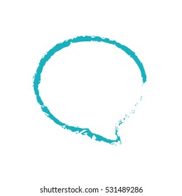 Chat bubble speakbox icon vector illustration graphic design