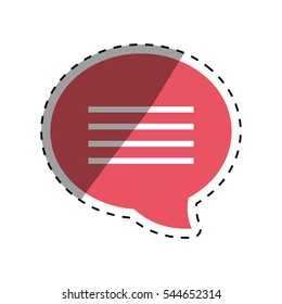 Chat bubble speakbox icon vector illustration graphic design