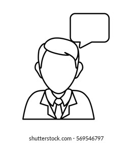 Chat bubble speakbox icon vector illustration graphic design