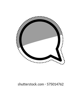 Chat bubble speakbox icon vector illustration graphic design