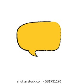 Chat bubble speakbox icon vector illustration graphic design